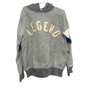 Gap‎ Kids Boy Grey Appliqué Legend Sweater Hoodie Size 8 M